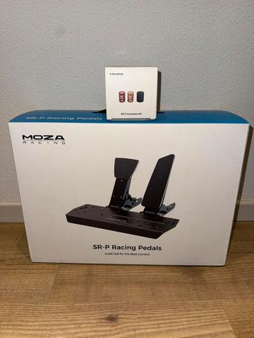 Moza SR-P Load-Cell Pedalen. Compleet / sim / pc
