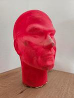 Vintage Mannequin Hoofd Rood - Jaren 70, Ophalen of Verzenden