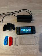 Grijze Nintendo Switch + Docking, Spel & Case, Ophalen, Gebruikt, Overige genres, 1 speler