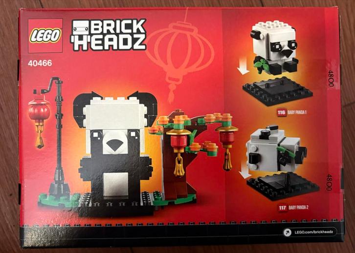 Lego BrickHeadz 40466 Panda - Nieuw in doos!, Kinderen en Baby's, Speelgoed | Duplo en Lego, Nieuw, Lego, Complete set, Ophalen of Verzenden