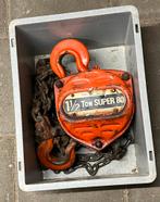 kettingtakel 1,5 ton Super 80, Doe-het-zelf en Verbouw, Lieren en Takels, Ophalen of Verzenden, Gebruikt