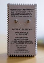 Reis adapter, trafo 230 V naar 110 V, Verzenden, Zo goed als nieuw