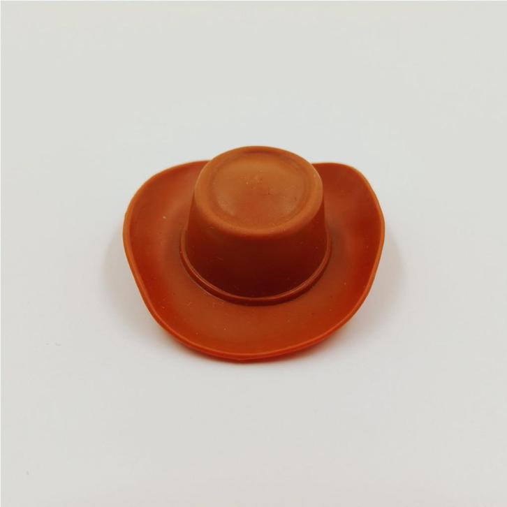 Lone Ranger Brown Cowboy Hat Marx Toys 70s, Verzamelen, Poppen, Zo goed als nieuw, Kleertjes, Ophalen of Verzenden