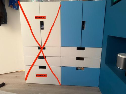 Ikea Stuva kasten (3 stuks), Kinderen en Baby's, Kinderkamer | Commodes en Kasten, Zo goed als nieuw, Kast, 105 cm of meer, 75 tot 100 cm