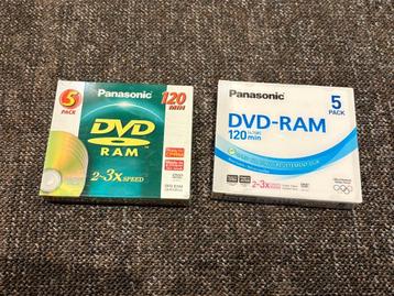 Panasonic DVD-RAM (2 x 5 pack 120 min) beschikbaar voor biedingen
