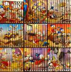 Prachtige complete rugtekening Donald Duck pocket 294-306!, Donald Duck, Ophalen of Verzenden, Complete serie of reeks, Zo goed als nieuw