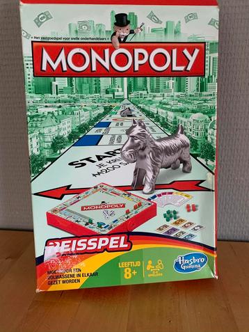 Monopoly in reisformaat beschikbaar voor biedingen