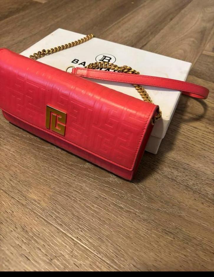 Balmain Tasje - Prachtig Roze!, Sieraden, Tassen en Uiterlijk, Tassen | Damestassen, Gebruikt, Avondtasje, Roze, Ophalen of Verzenden