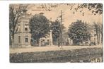 Wildervank - Gemeentehuis en Monument, Verzamelen, Ansichtkaarten | Nederland, Groningen, Gelopen, 1920 tot 1940, Verzenden