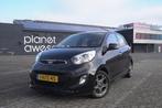 Kia Picanto 1.0 Cvvt 5-DRS 2013 Zwart, Auto's, Kia, Voorwielaandrijving, Euro 5, Start-stop-systeem, 400 kg