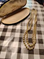 Mallorca dubbele parelsnoer ketting, Sieraden, Tassen en Uiterlijk, Antieke sieraden, Ophalen of Verzenden, Overige materialen