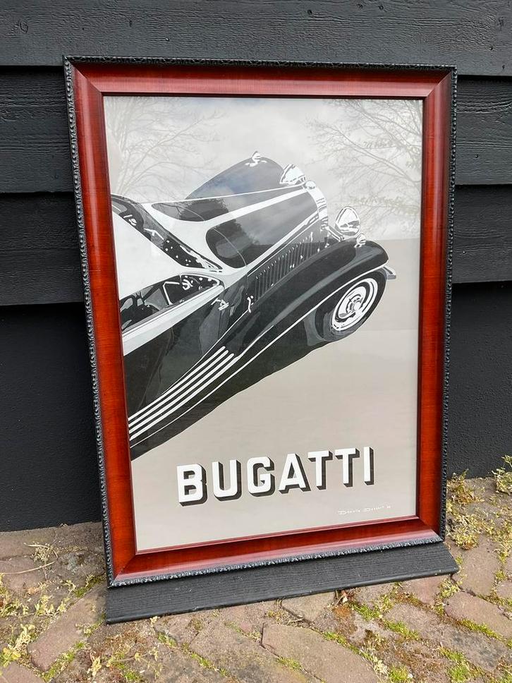 Bugatti Poster type 57, Verzamelen, Posters, Ophalen of Verzenden