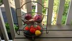 Brocante Franse fruit of groente etagere, Huis en Inrichting, Woonaccessoires | Etagères, Ophalen of Verzenden, Gebruikt