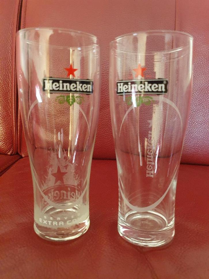 Heineken diverse bierglazen, o.a. 0,5 liter (14 stuks), Verzamelen, Biermerken, Nieuw, Glas of Glazen, Heineken, Ophalen of Verzenden