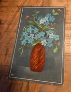 Vergeet-mij-nietjes in een vaas, Verzenden, Voor 1920, Gelopen, Overige thema's