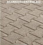 ROOIKORTING 1.000m2 grijs H-profiel betonklinkers straatsten, Tuin en Terras, Tegels en Klinkers, Beton, Gebruikt, Klinkers, Verzenden
