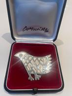 Corneille Broche Zilver Vogel, Sieraden, Tassen en Uiterlijk, Broches, Ophalen of Verzenden, Zo goed als nieuw, 4 tot 7 cm, Zilver