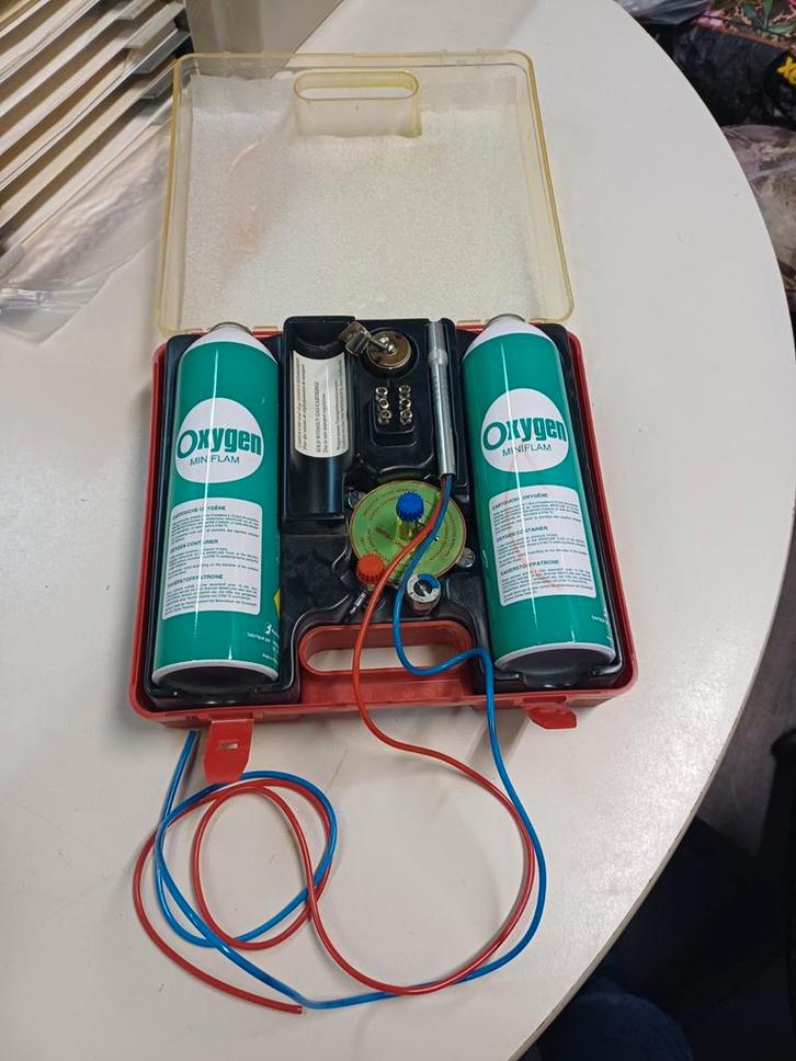 Microtorch Set - Mini Vlam Oxygen, Doe-het-zelf en Verbouw, Gereedschap | Lasapparaten, Gebruikt, Overige typen, Minder dan 150 ampère