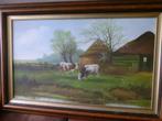 Mooie schilderij van kunstschilder A. Verhaaf, Antiek en Kunst, Kunst | Schilderijen | Klassiek, Ophalen