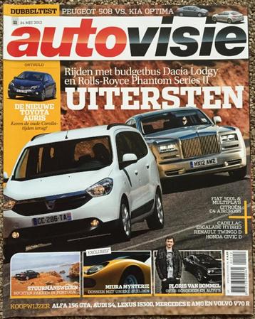 AutoVisie: Peugeot 508, Alfa 156 GTA, Audi S4, Fiat 500L beschikbaar voor biedingen