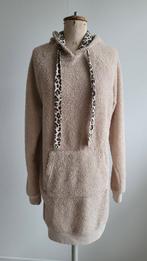 Hoody trui van teddy, warm stof mt s/m, Kleding | Dames, Truien en Vesten, Beige, Ophalen of Verzenden, Zo goed als nieuw