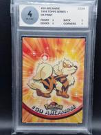 Arcanine 1999 topps Series 1 uk print #59 woetoe grading 4, Verzenden, Zo goed als nieuw