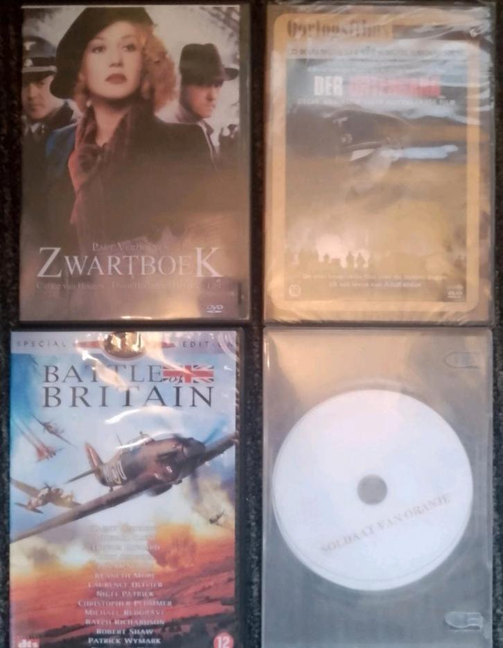 OORLOGS FILM DVD's - in 1 koop teab, Cd's en Dvd's, Dvd's | Actie, Gebruikt, Oorlog, Alle leeftijden, Ophalen of Verzenden