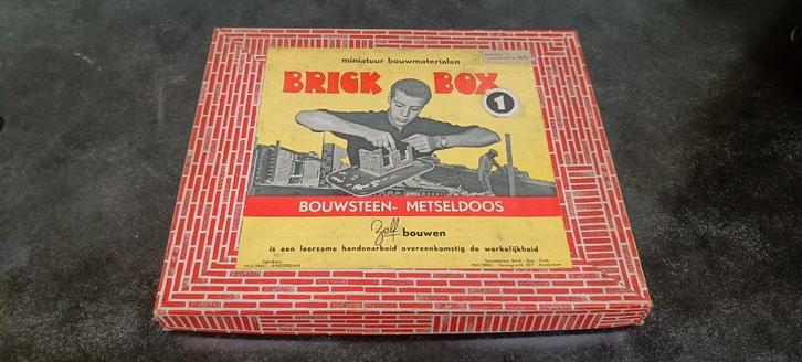 brick box bouwsteen metseldoos, Antiek en Kunst, Antiek | Speelgoed, Ophalen of Verzenden
