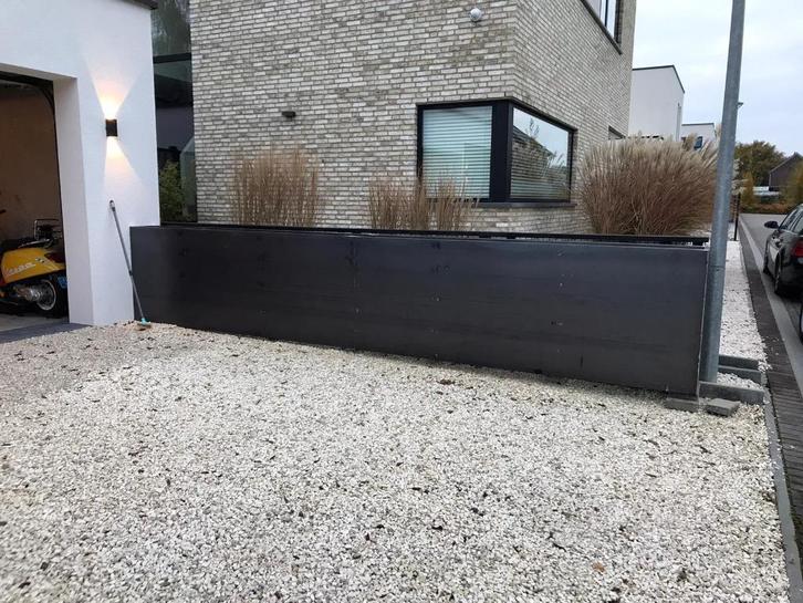 Cortenstalen xl bloembakken maatwerk, Tuin en Terras, Bloembakken en Plantenbakken, Nieuw, Metaal, Tuin, 30 tot 60 cm, 100 cm of meer