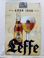 Leffe Blond Bier Reclamebord Vintage Wanddecoratie 30 bij 20, Ophalen of Verzenden, Reclamebord