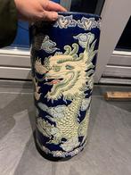 Chinese asian porselein vintage paraplubak vaas chinees, Ophalen of Verzenden