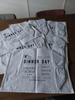 Riviera Maison Placemats + Servetten, Ophalen of Verzenden, Zo goed als nieuw, Wit, Placemat