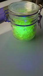 Uranium glas in weckpot, Antiek en Kunst, Ophalen of Verzenden