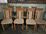 Te koop : 8 stuks eetkamer / restaurant stoelen, Ophalen, Gebruikt, Bruin, Vijf, Zes of meer stoelen