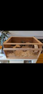 Knaagdierenverblijf L70xB100xH50, Kooi, Zo goed als nieuw, Hamster, 75 tot 110 cm