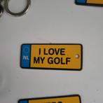 Golf Sleutelhanger - I Love My Golf, Ophalen of Verzenden, Nieuw, Overige typen