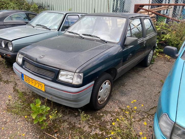 Opel Corsa 1.2 I U9 1991 Zwart, Auto's, Opel, Bedrijf, Corsa, Benzine, Hatchback, Handgeschakeld, Origineel Nederlands, Zwart