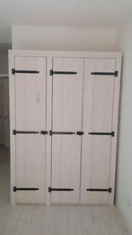 Maatwerk massief houten white/grey wash kasten, Ophalen of Verzenden, Nieuw, 200 cm of meer, 200 cm of meer