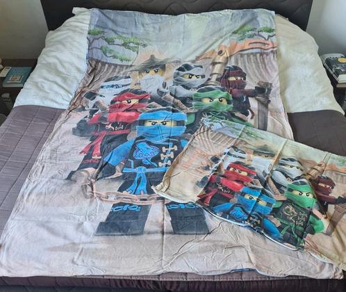 Lego ninjago dekbedovertrek kussensloop eenpersoons, Huis en Inrichting, Slaapkamer | Beddengoed, Gebruikt, Dekbedovertrek, Eenpersoons