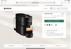 Nespresso vertuo zgan, Koffiepads en cups, Espresso apparaat, Ophalen of Verzenden, Zo goed als nieuw