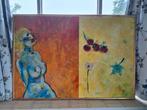 Origineel werk 146x101 cm - gesigneerd, Ophalen