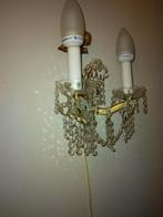 Kristallen wandlampjes, Antiek en Kunst, Curiosa en Brocante, Ophalen