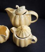 Oud servies meloen thema geel, Antiek en Kunst, Ophalen of Verzenden