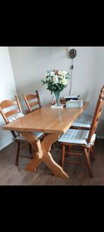 Originele Blank Eiken "Oisterwijk" eettafel, Ophalen, Zo goed als nieuw