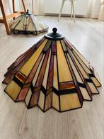 Zeer grote tiffany plafondlamp hanglamp art deco, Ophalen of Verzenden, Zo goed als nieuw