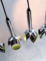 1970's Space Age Chrome lampen / 5 stuks, Verzenden, Gebruikt, Metaal, Minder dan 50 cm