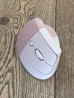 Logitech Lift Vertical Muis - Zo goed als nieuw, Computers en Software, Muizen, Rechtshandig, Muis, Ergonomisch, Ophalen of Verzenden