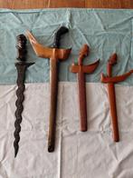 4 Aziatische Krissen - Balinees & Madura, Ophalen of Verzenden