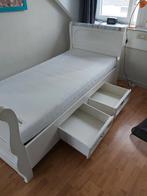 Tienerbed met lades, Ophalen, 85 tot 100 cm, Zo goed als nieuw, Matras