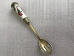 Opscheplepel – Koper, Messing & Porselein (25,5 cm, Brocant), Ophalen of Verzenden